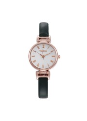 Casual and versatile little fresh Roman lady quartz watch leisure small leather fine strap student watch