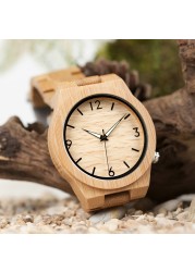 relogio masculino bobo bird wood watch men top brand luxury wooden watches men great gift drop shipping W-D27