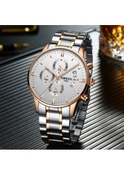 NIBOSI Women Men Luxury Brand Watch Simple Quartz Waterproof Wristwatch Female Fashion Casual Watches Mens Clock Reloj Hombre