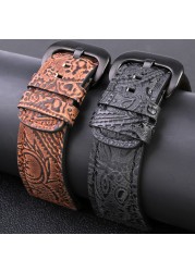 For Seven Friday Q2/03/M2/M021/T2 Genuine Leather Watchband Vintage styleDiesel Watch Men Cowhide Leather Strap Bracelet Accessories
