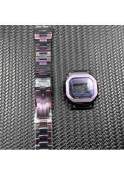 Genuine GMW-B5000 Watchband and Bezel with Glass and Button GMW-B5000PB-6 Watch Band and Cover