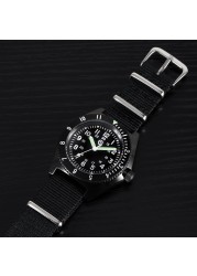 QM "Vietnam" / Platoon US Special Forces UDT Military Men's Outdoor Sports WAT 300M Diver Watch with C3 Luminous SM8019B