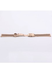 CARLYWET - Luxury watch band, 20mm, 22mm, 316L, straight tip, solid screw links, replacement strap for Seiko, Omega