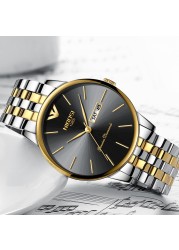 NIBOSI Men's Watches Top Brand Luxury Quartz Watch for Men Montre Homme Wrist Watches Waterproof Clock Relogio Masculino