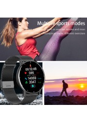 2022 Smart Watch Ladies Full Touch Screen Sport Fitness Watch IP67 Waterproof Bluetooth Android iOS Female Smart Watch