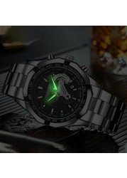 LANGLISHI Automatic movement watch men's watches luxury brand imported movement waterproof luminous mechanical wristwatch