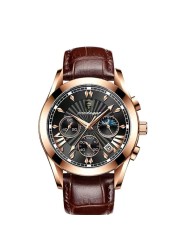 POEDAGAR Men's Watch Luxury Brand Sport Watch Men Full Steel Watches Male Wrist Watch Male Watch Male Clock