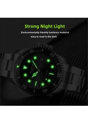 2022 WLISTH Design New 40mm Men Luxury Quartz Movement Wrist Watch Men Stainless Steel Waterproof Watch Relogio Masculino