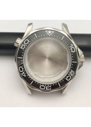 31mm Artisan NH35 watch case for Omega 300 ceramic ring case assembly 8215 8200 2813 NH35 NH36 movement