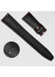 20mm 21mm 22mm Watch Band For IWC Watches Portofino Portugieser Strap Watch Accessorie Genuine Leather Watch Band Strap Chain