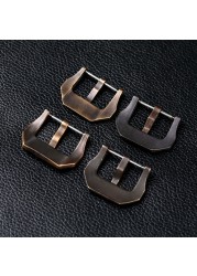 Handmade bronze buckle mechanical style 20 22 24 26mm bronze watch strap accessories, belt buckle