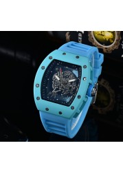 2022 Feature Richard luxury men's military hollow sports watch men's analog date quartz watch men's watch