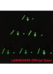 LARIMOKER Watch Gands Green Luminous Hands Fit NH35 NH36 NH38 ETA 2836 2824 Miyota 8205 8215 821A Mingzhu DG 2813 3804 Movement