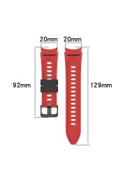 Silicone Strap For Samsung Galaxy Band Watch 4 Classic 46mm 42mm Bracelet Galaxy Watch 4 44mm 40mm Curved End Sports Watches