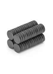 5 10 20pcs/lot 10x3mm 10x4mm 10x5mm Black Small Round Magnet Fridge Ferrite Magnet Round Speaker Permanent Magnet