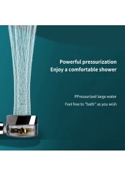 Changjie new design 360 degree high pressure water turbine spiral outlet water turbine shower head