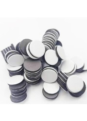 25/50/100pcs 12x2mm Round Flexible Magnet Discs Rubber Fridge Fridge Magnets Dots With Adhesive Backing DIY Crafts