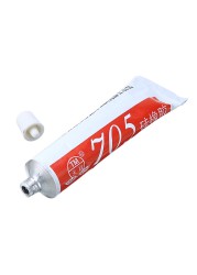 50ml 705 Clear Silicone Glue Rubber Sealant Adhesive Glue Tube for Non-metal Metal Plastic Rubber Bonding Non-Toxic