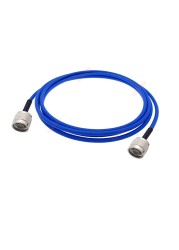 New RG402 N Type Male Plug to N Male Plug Connector Blue RG-402 Semi-Flexible Low Loss 50ohm Coaxial Cable 15cm-20m