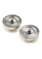 2pcs M14 Thread Replacement Angle Grinder Inner Outer Flange Nut Tool Set for 14mm Spindle Thread Power Tool Grids Steel Lock