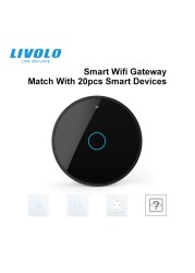 Livolo 2.0 Smart Version Movable ZigBee Gateway, Smart Hub by APP, Google Home, Alexa, Echo, Work with Livolo ZigBee Products