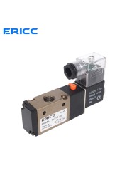 3 Way Port 2 Position 3V210-08 Normally Closed DC12V 24V AC220V Pneumatic Air Solenoid Valve Electric Gas Control Magnetic Valve