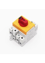 Free Shipping Chet DS1DB-S TUV 4P PV DC 1000V 32A Din Rail Solar Rotating Handle Isolator Rotary Switch dislink for solar