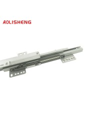 AOLISHENG Deep High Cabinets Heavy Duty Heaven And Earth Guide Sliding Rails Push Pull Cushioning Shock Absorber Drawer Slide