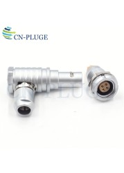 FHG ECG 0B Connectors M09 Series 4Pin Push Pull Self Locking Elbow Connector, widely used in industrial equipment power supply