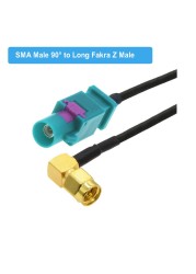 1PC SMA Male Elbow Right Angle to Fakra Z Male/Female RG174 Cable Car GPS Navigation Antenna Extension Cord RF Coaxial Pigtail