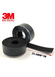 100% Original 3M Hook and Loop Acrylic Adhesive Fastener SJ3571 Loop and SJ3572 Hook, 1in*1M