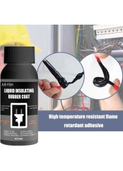 Liquid Insulation Electrical Tape Tube Fast Glue Rubber Static Dry Insulating Seal Glue Waterproof UV Protection