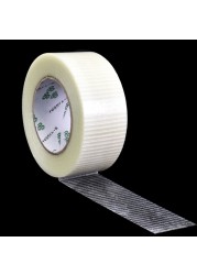 Tissue Tape Mesh Airplane Toy Model Super Strong Single-sided Mesh Tape Wear-resistant Fiberglass Strong Tape Reinforced