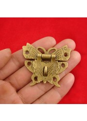 For bag retro wooden jewelry box hardware alloy catch latch