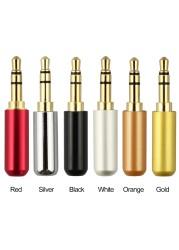 3.5mm Three Headphones Plug 3.5 RCA Connector Jack Connector Plug Jack Stereo Headphone Dual Track 4 stks