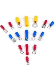 480/280pcs Insulated Cable Electrical Wire Connector Crimp Spade Butt Loop Fork Loop Lugs Rolled Terminals Assorted Kit Plier