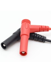 1 Pair Banana Plug For Test Hook Clip Probe Cable For Multimeter Test Equipment