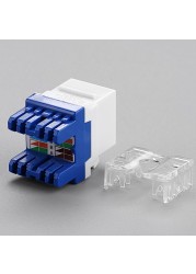 10pcs Tool-free super CAT6 UTP network module RJ45 Outlet cable adapter Keystone