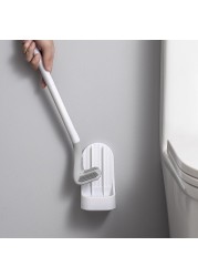 Golf Toilet Brush Wall Mounted Silicone Draining Holder Bathroom Storage and Organization Urinal Cleaning Tools WC Accessories