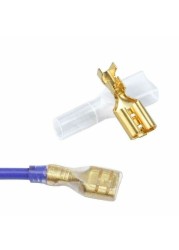 540pcs/lot 2.8/4.8/6.3mm Female and Male Crimp Terminal Connector Gold Copper/Silver Car Speaker Electrical Wire Connectors Set