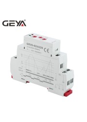 Free Shipping GEYA GRV8-02 Monitor Overvoltage and Undervoltage Protection Relay DC 12V 24V 48V 110V 220V 240V