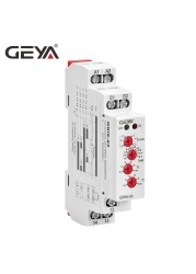 GEYA GRI8 Relay Current Monitoring Range Overcurrent Hidden Switch 0.05A-16A AC24-240V or DC24V