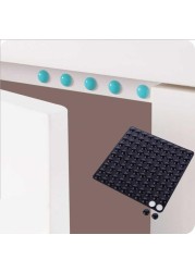 Toilet Protector Pad Drawer Pad Door Pad 8x2.5mm Self Adhesive Rubber Damper Cabinet Insulation Silicone Furniture Fenders