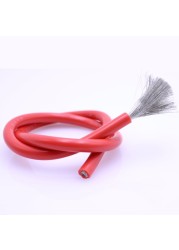 Red and Black Silicone Wire Flexible Wire Soft Two Colors Wire Tinned Copper Silicone Cable 26 24 22 20 18 17 15 14 16AWG