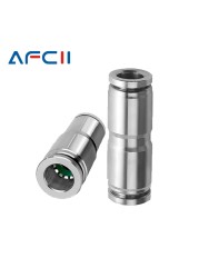 304 Stainless Steel Air Hose Fitting Pneumatic Coupling Tube Coplin Quick Open PG PU4 PU6 PU8 PU10 Trachea Metal Fitting