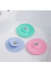 Silicone Floor Drain Hair Catcher Kitchen Sink Drain Plugs Strainers Bathroom Stopper Drain Plug 10x10.5cm