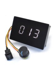 Motor speed controller, 0-100% adjustable digital display, DC 6-60V, U4LA conversion