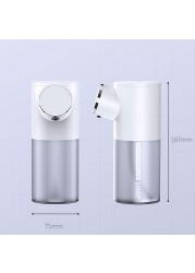 Automatic Soap Liquid Dispenser with USB Charging Bathroom Liquid Soap Dispenser Digital Display Smart Temperature Sensor