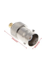BNC Female to MCX Male Socket, Straight RF Coaxial Connector Adapter