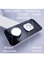 Beveler Attachment Toilet Seat Bidet Sprayer Ultra Slim Self Cleaning Non Electric Muslim Arabic Shattaf Dual Butt Cleaner